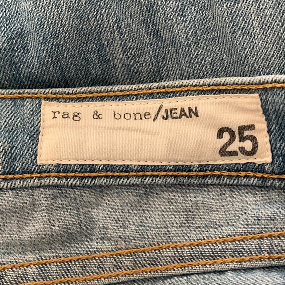 Rag & Bone The Dre Boyfriend Skinny Thrasher Size 25 - Picture 5 of 8